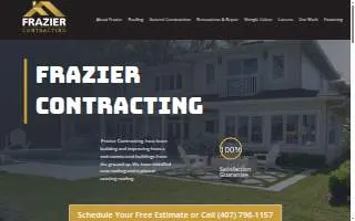 Frazier Contracting LLC website