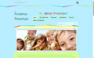 Kinderoo Preschool website