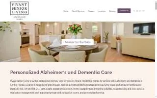 Vivant Senior Living, Memory Care Homes of Altamonte Springs website