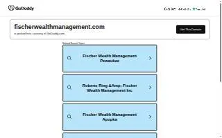 Fischer Wealth Management - Raymond James website