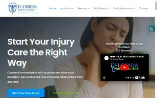Florida Injury Centers of Apopka website