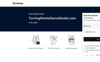 Turning Pointe - A Dance Studio of Apopka website