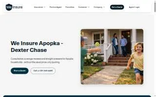 We Insure Apopka - Dexter Chase website