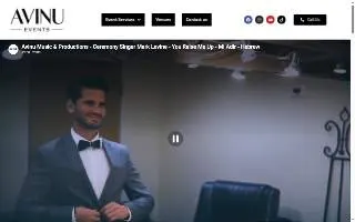 Avinu Events website