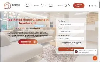 Berta Cleans website