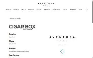 Cigar Box website