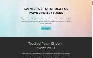 Pawn Jewelry - Aventura website