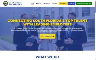 South Florida Recruiters of Aventura website