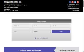 Streamline Electric, Inc. of Aventura