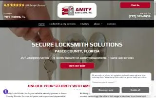 Amity Lock & Safe, Inc. website