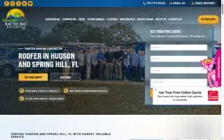 Bay to Bay Roofing, Inc. website