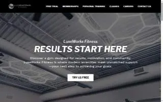 LuxeWorks Fitness - New Port Richey website