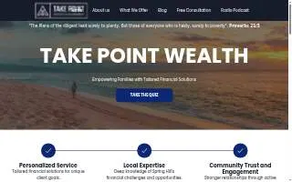 Take Point Wealth Management of Bayonet Point website