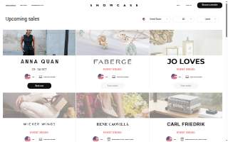 Showcase Autos website