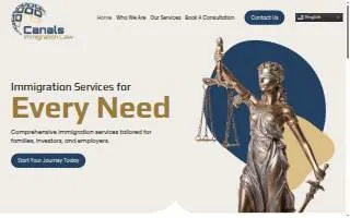 Canals Immigration Law of Bloomingdale website