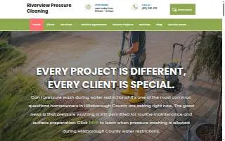 Riverview Pressure Cleaning of Bloomingdale website