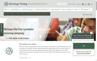 Advantage Testing of South Florida website