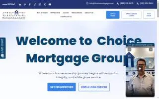 Choice Mortgage Group website