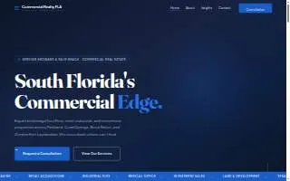 Commercial Fl Realty Advisors website
