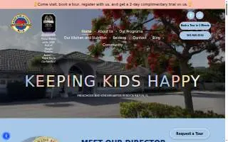 Happy Kids Academy Boca website