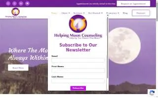 Helping Moon Counseling, P.A. website