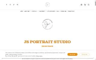 JS Portrait Studio website