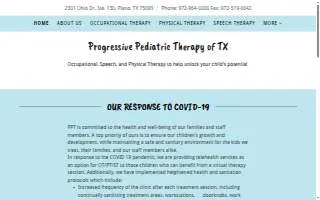 Progressive Pediatric Therapy - Boca Office of Boca Raton website