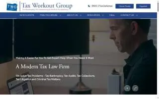 Tax Workout Group of Boca Raton website