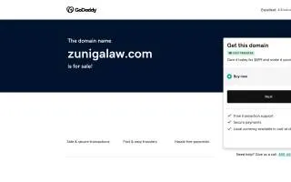 Zuniga Law, P.A. website