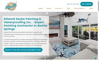 Edward Zacka Painting and Waterproofing Inc website