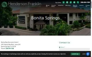 Henderson, Franklin, Starnes & Holt, P.A. website