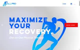 All Pro Rehab website
