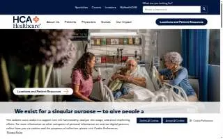 HCA Florida Boynton Beach Emergency website