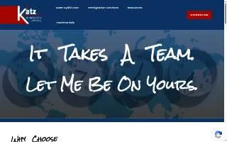 Katz Immigration Law LLC of Boynton Beach website
