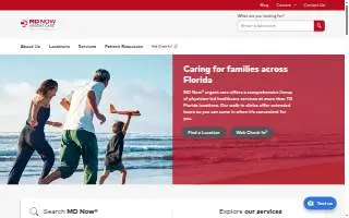 MD Now Urgent Care - Boynton Beach website