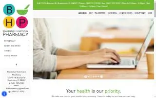 Bradenton Hometown Pharmacy website