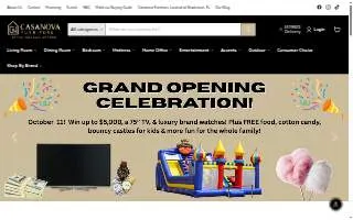 Casanova Furniture website