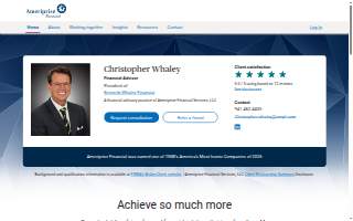 Christopher Whaley - Financial Advisor, Ameriprise Financial Services, LLC