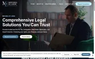 Mitchell St. Louis - Tax Attorney of Bradenton website