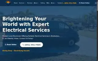 Ocean Wire Electric website