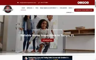 Safeline Home Inspections website