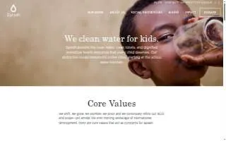 Splash In website