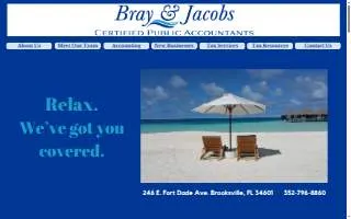 Bray & Jacobs CPA website