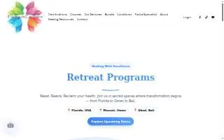 Healing with Excellence website