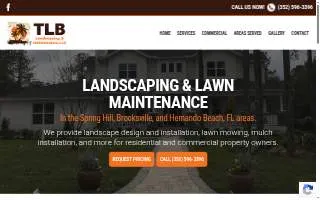 TLB Landscaping & Maintenance website