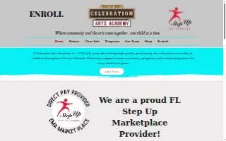 Celebration Arts Academy Inc website