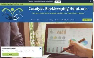 Catalyst Bookkeeping Solutions website
