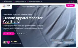 Erys Creative website