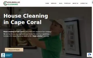 Goldmillio Cleaning Service IN Cape Coral website