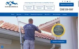 Healthy Home Inspections website